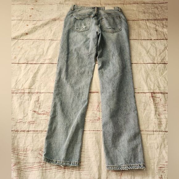 Pistola High Rise Destroyed Relaxed Jeans Size 27 - Picture 3 of 6